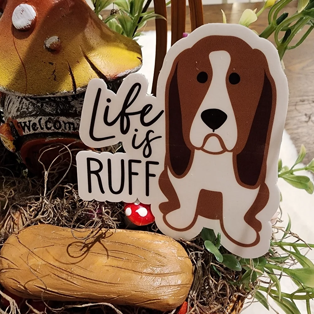 7/$15 Cute Dog Themed Waterproof Durable Sticker - Picture 1 of 1
